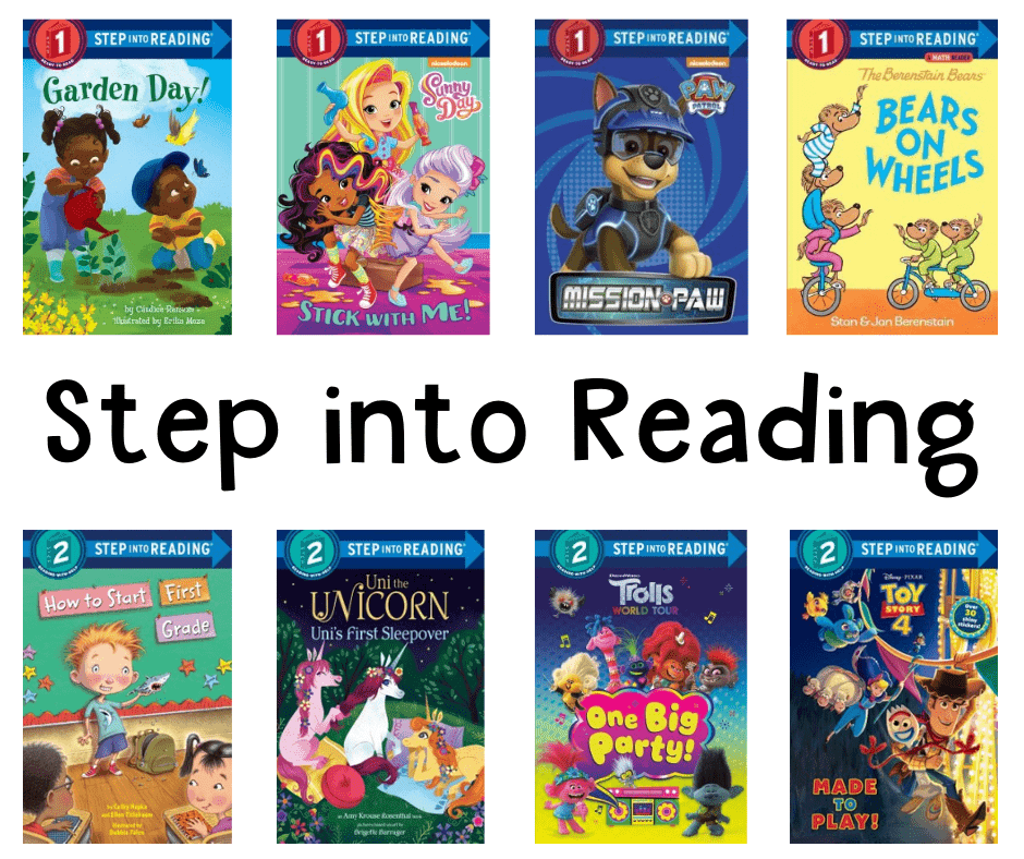 Step into Reading books for kids
