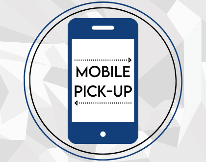Click/Tap to schedule mobile pick-up