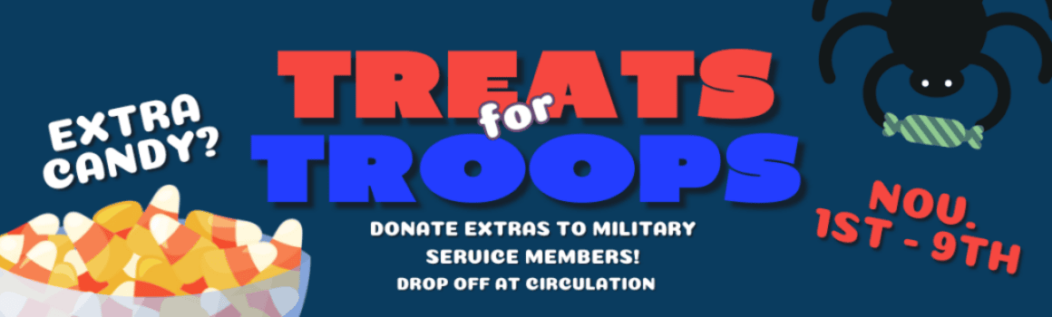 Treats for Troops Candy Collection Web Splash